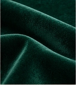 Velvet fabric swatch with dense pile texture