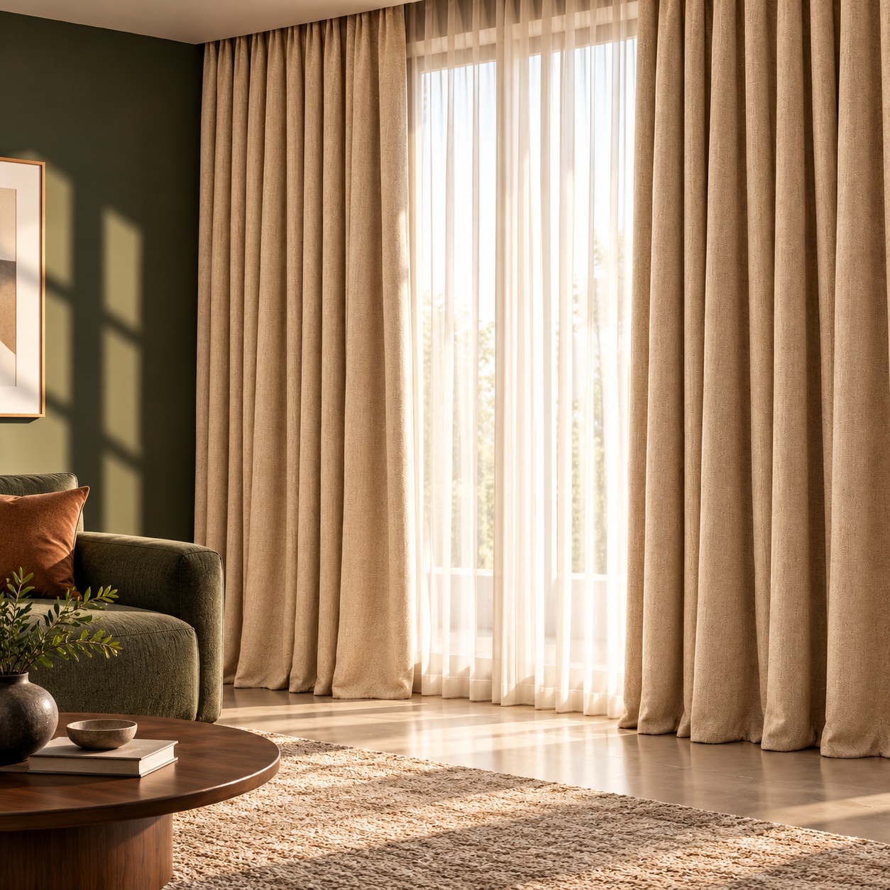 Curtains and blinds for contemporary interiors